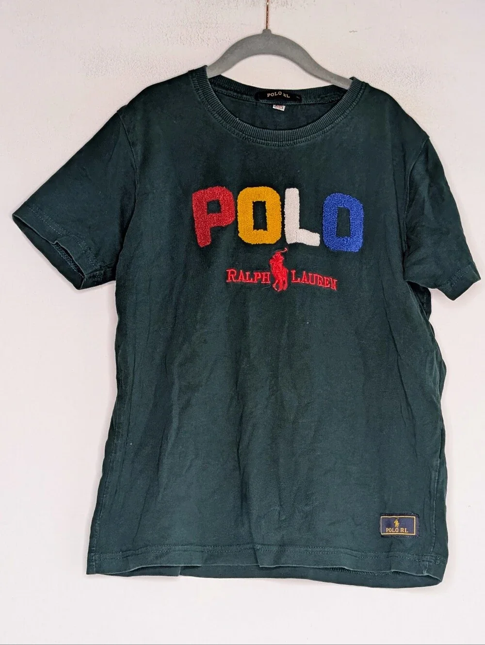 Ralph Lauren Boys Logo T-shirt in Green